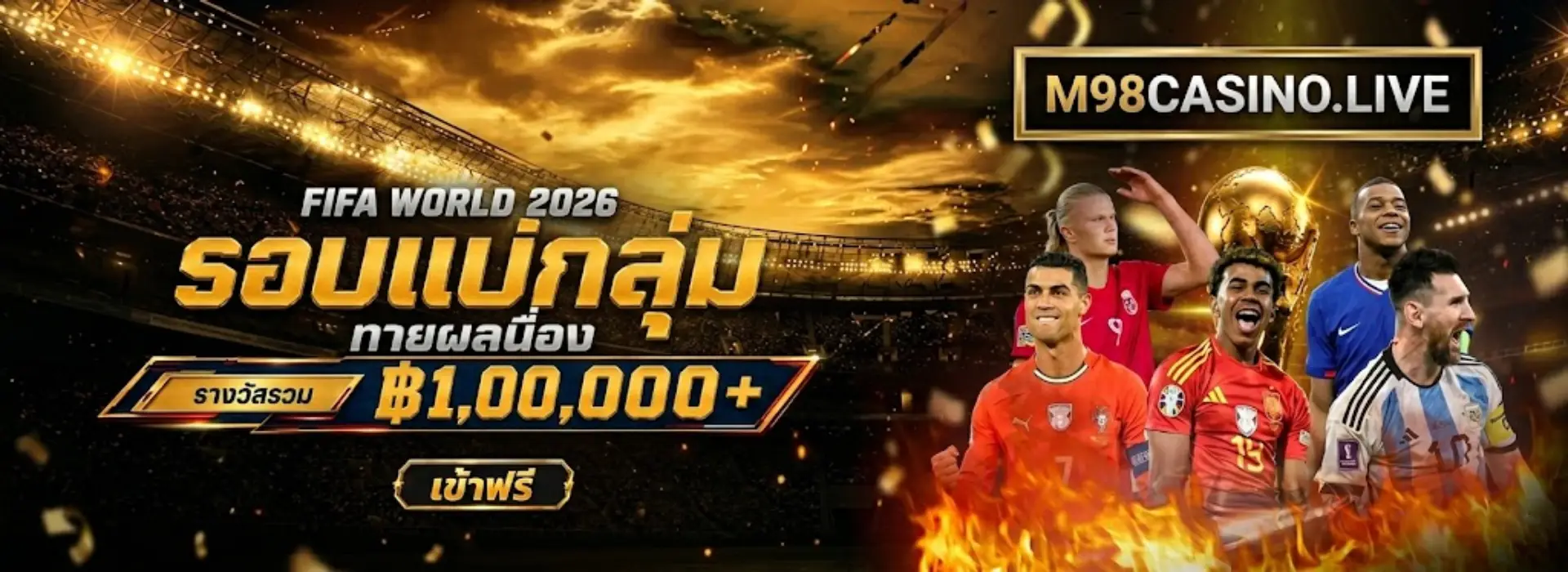 Banner m98casino.live 2
